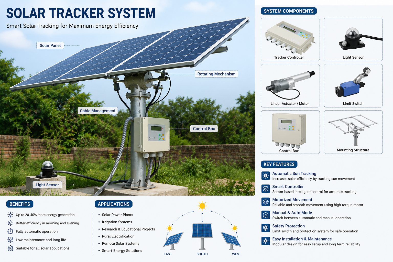 Solar Tracker System - Axion Engineering Solutions